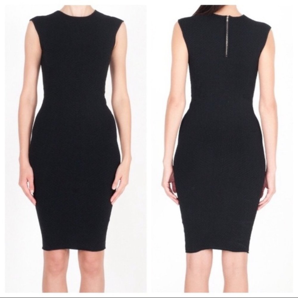 Torn by Ronny Kobo Black Bodycon Sleeveless Dress